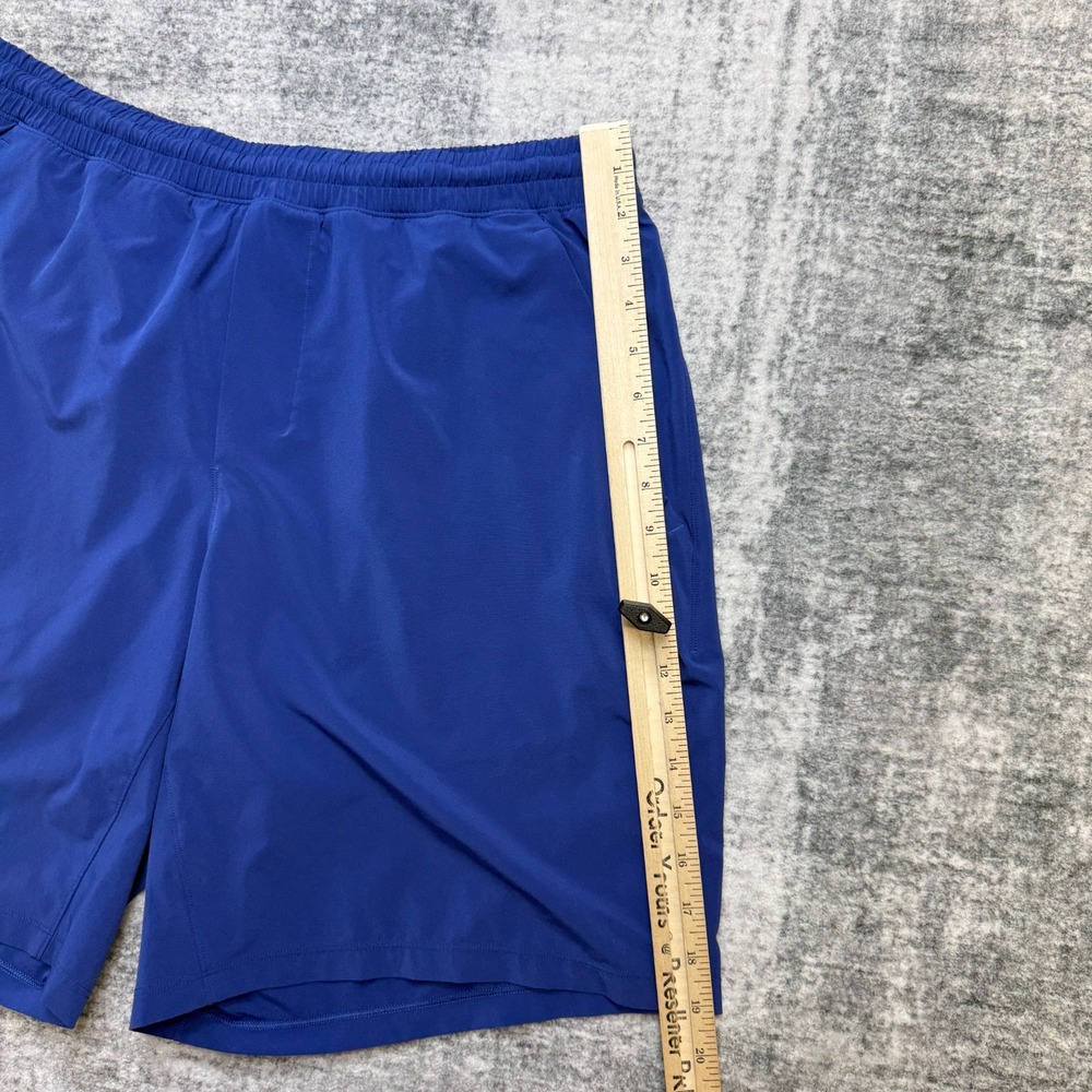 Lululemon Pace Breaker Shorts Men XL Symphony Blue Unlined Running Train Stretch - Picture 8 of 9